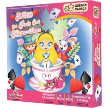 Quebra-cabeça Alice No País Das Maravilhas 40 Peças Ciabrink Foto  mini 1
