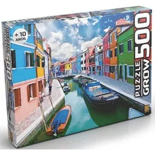 Quebra-cabeça Canal De Burano 500 Peças - Grow 03457 Foto mini 1