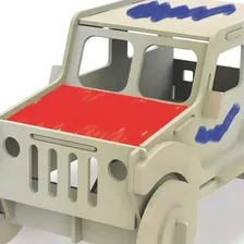 Quebra Cabeça Carrinho Para Pintura 3d Xalingo Brinquedos Foto mini 3