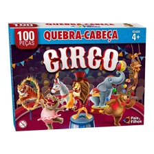 Quebra Cabeça Circo 100 Peças - Pais & Filhos Foto  mini 1