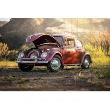 Quebra-cabeça Cognitivo Fusca Antigo 300 Peças Em Mdf Foto mini 3