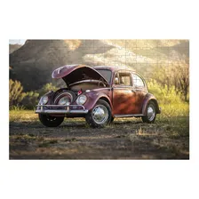 Quebra-cabeça Cognitivo Fusca Antigo 300 Peças Em Mdf Foto mini 1