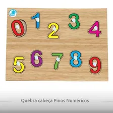 Quebra Cabeça Com Pinos Numerais Número Simque Foto mini 2