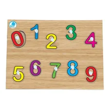 Quebra Cabeça Com Pinos Numerais Número Simque Foto mini 1