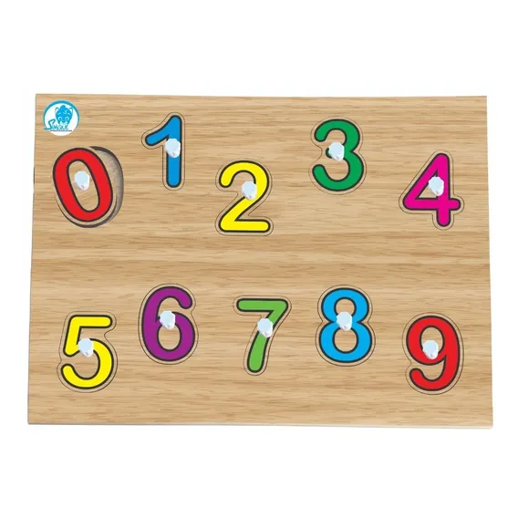 Quebra Cabeça Com Pinos Numerais Número Simque Foto 1
