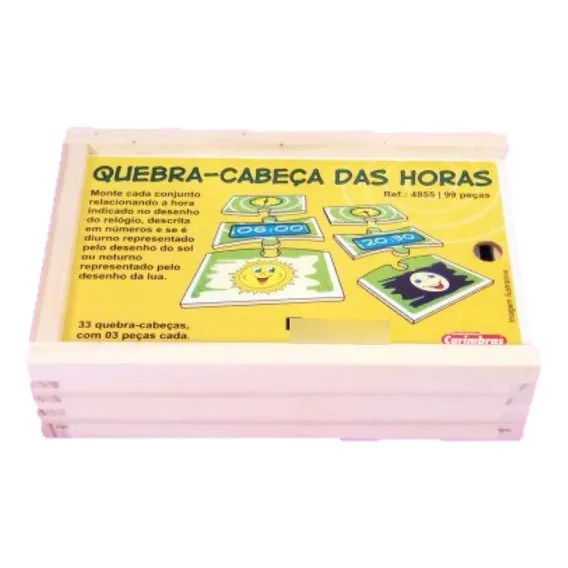 Quebra Cabeça Das Horas - Carimbrás Foto 1