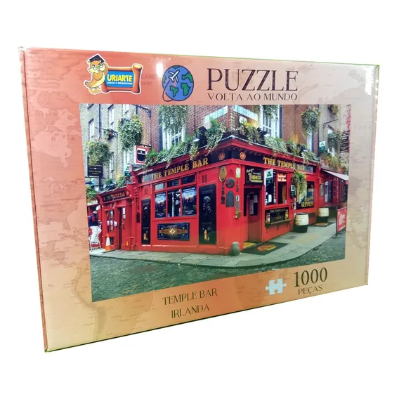Quebra Cabeça De 1000 Peças Volta Ao Mundo Puzzle Foto 1