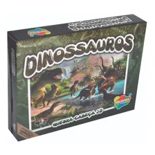 Quebra Cabeça Dinossauro 3d Madeira Mdf Jobária Foto mini 1
