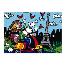 Quebra-cabeça Grow Romero Britto Paris 3746 de 1000 peças Foto mini  3
