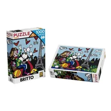 Quebra-cabeça Grow Romero Britto Paris 3746 de 1000 peças Foto mini  2