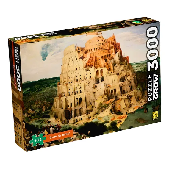 Quebra Cabeça Grow Torre De Babel 3000 Pcs Foto 1