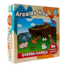 Quebra Cabeça Infantil Bíblico Arca De Noé 60 Peças Grandes Foto mini 4