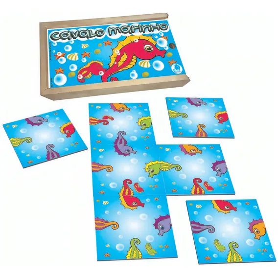 Quebra-cabeça Infantil Cavalo Marinho Foto 1