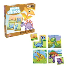Quebra Cabeça Meus Dinos Ciabrink Foto  mini 1
