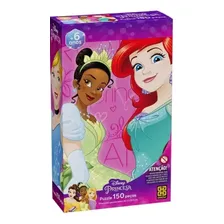 Quebra Cabeça Princesas Da Disney 150 Peças Grow - 02164 Foto mini 1