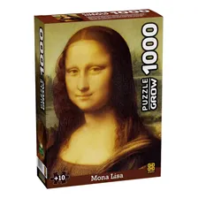 Quebra Cabeça Puzzle 1000 Peças Monalisa La Gioconda Da Grow Foto mini 4