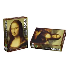 Quebra Cabeça Puzzle 1000 Peças Monalisa La Gioconda Da Grow Foto mini 3