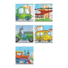 Quebra-cabeça Quebra Cabeca Quebra -cabeça Meios De Transporte Pedagógico Com 10 Peças Foto mini 2