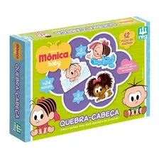 Quebra Cabeça Turma Da Mônica Brinquedo Em Madeira Infantil Foto mini 4