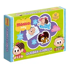 Quebra Cabeça Turma Da Mônica Brinquedo Em Madeira Infantil Foto  mini 1