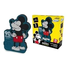 Quebra Cabeça Vertical Colecionável Mickey 90s Xalingo 19843 Foto mini  2