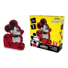 Quebra Cabeça Vertical Colecionável Mickey 90s Xalingo 19843 Foto  mini 1