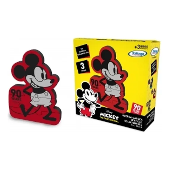 Quebra Cabeça Vertical Colecionável Mickey 90s Xalingo 19843 Foto 1