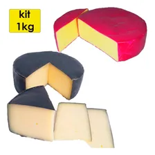 Queijo Reino + Queijo Parmesão Capa Preta Canastra - 1kg Foto mini 2