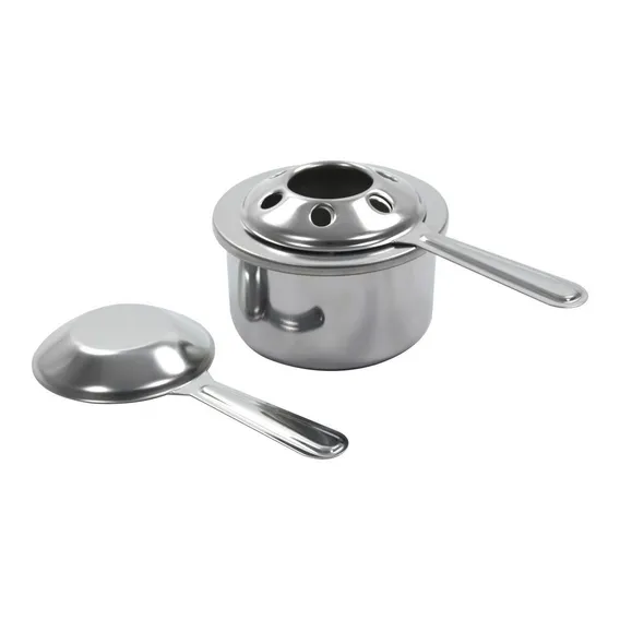 Queimador Fogareiro Fundo Inox Fondue Rechaud Espiriteira Foto 1