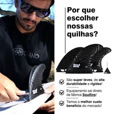Quilha Surf Barbatana MĂ©dia Future RĂgidas Se1 Soul Fins Preto Triquilha Futures Kit 3 Quilhas Injetadas Prancha de Surf Jogo de Quilha Direto de Fábrica Foto mini 3