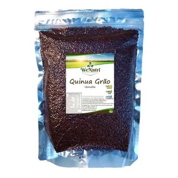 Quinua Quinoa Em Grão Vermelha 1kg Wenutri Full Foto 1