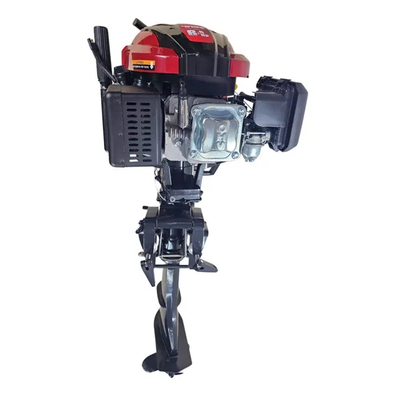 Rabeta Motor De Barco Gasolina Ré 6,5hp Partida Elétrica Foto 1