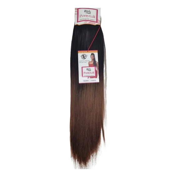 Rabo De Cavalo Liso Sunny Longo Com Pentes E Regulador 70cm Cor 1 Rabo Sunny C1b 30 Foto 1