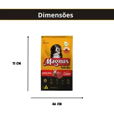 Ração Magnus Premium Todo Dia Cão Adulto Sabor Carne 15kg Foto mini  2