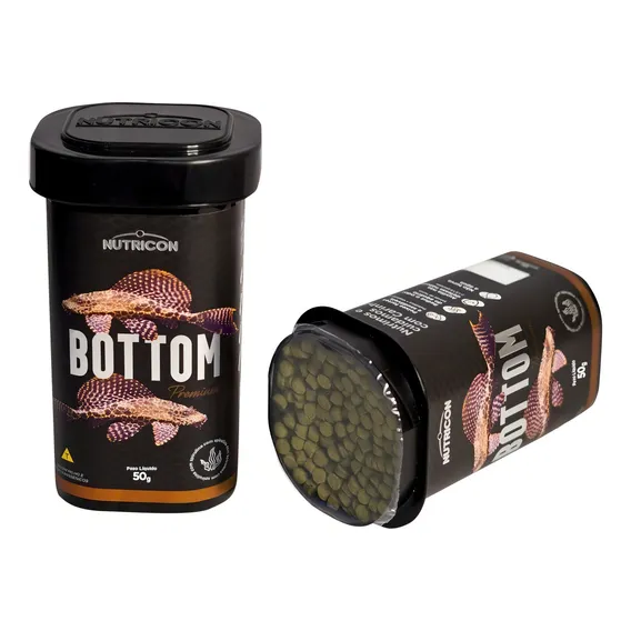 Ração P Peixes Bottom Fish Fundo AquÔrio 50g Nutricon Foto 1