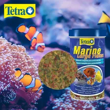 Ração P/ Peixes Marinhos Tetra Marine Large Flakes 80g Foto mini  3