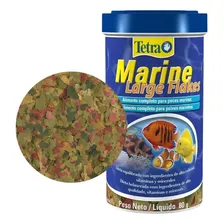 Ração P/ Peixes Marinhos Tetra Marine Large Flakes 80g Foto mini  2