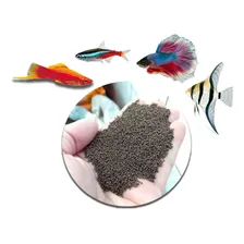 Ração Para Bettas, Kinguios E Tropicais (45%proteina) - 10kg Foto  mini 1