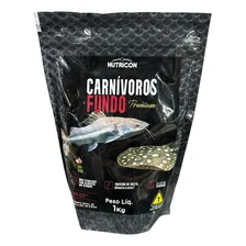 Ração Para Peixes Carnívoros Fundo Nutricon Com Alho 1kg Bag Foto  mini 1