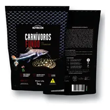 Ração Para Peixes Carnívoros Fundo Nutricon Com Alho 1kg Bag Foto mini  2