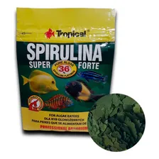 Ração Para Peixes Tropical Super Spirulina Forte Flakes 12g Foto  mini 1