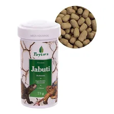 Ração Para Tartaruga Poytara Jabuti Rica Em Vitaminas 75g Foto  mini 1