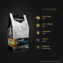 Ração Premiatta Classic Cães Filhotes Todas as Raças Super Premium 15kg Foto mini  3