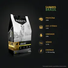 Ração Premiatta Super Premium para Cães Adultos Raças Médias e Grandes sabor Carne com Batata 15kg Foto mini  3