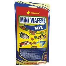 Ração Tropical Mini Wafers Mix Doypack 18g Foto  mini 1