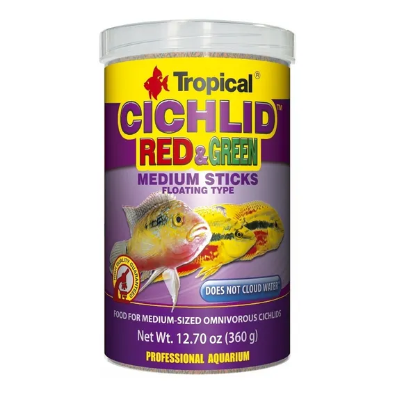 Ração Tropical Red & Green Medium Sticks 90g Foto 1