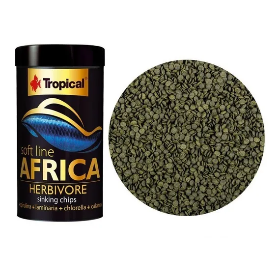 Ração Tropical Soft Line Africa Herbivore 52g P/ Ciclídeos Foto 1