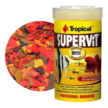 Ração Tropical Supervit Flakes 100g P/ Peixes Ornamentais Foto  mini 1