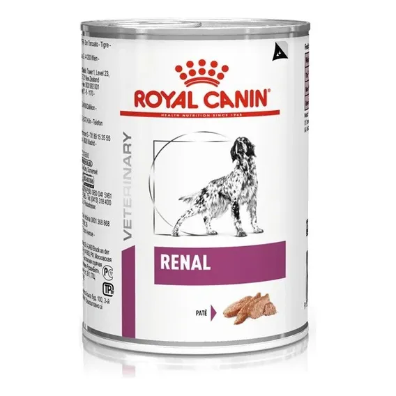 Ração Úmida Ração Royal Veterinary Para Cães Renal 410g Foto 1