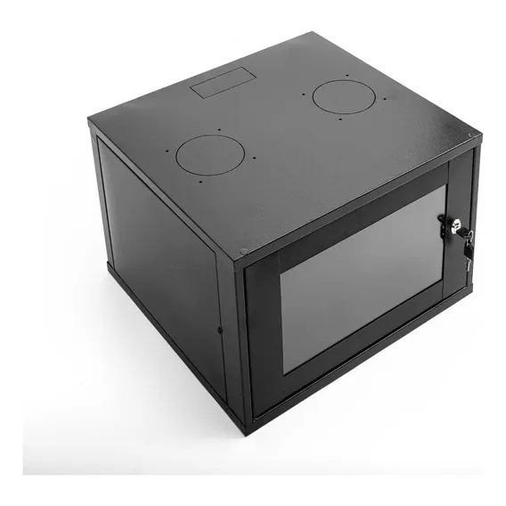 Rack 6u 470mm P/ Dvr Intelbras / Câmeras / Roteador Cor Preto Foto 1